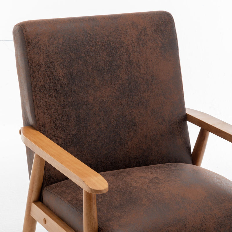 Wide Arm Chair - Brown by HouseOfZazla