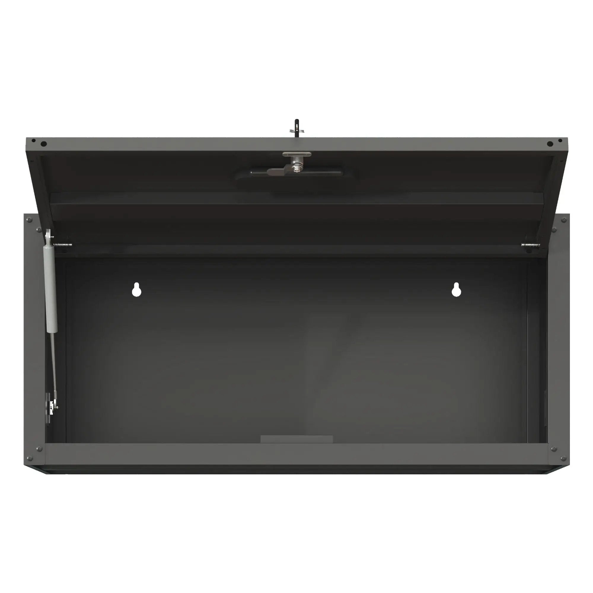Heavy Duty, Metal Wall Mounted Tool Storage Cabinet Steel Metal Garage Storage Cabinet - Black / Gray by HouseOfZazla