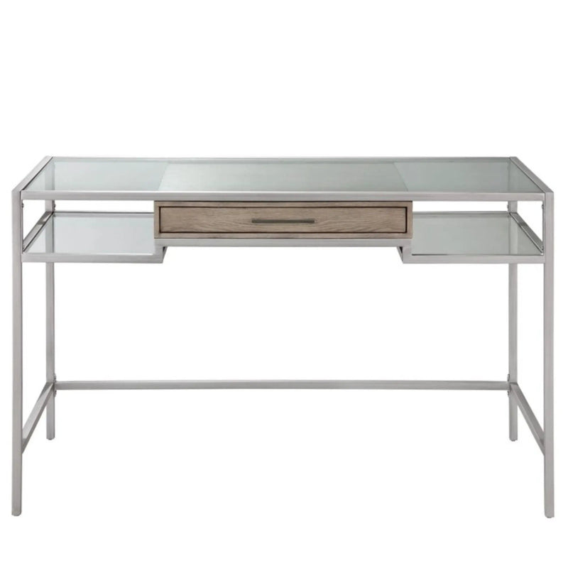 Adela - Writing Desk - Antique Silver by Unique Piece Furniture
