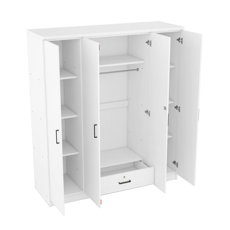 4 Door Wardrobe With 1 Drawer by HouseOfZazla