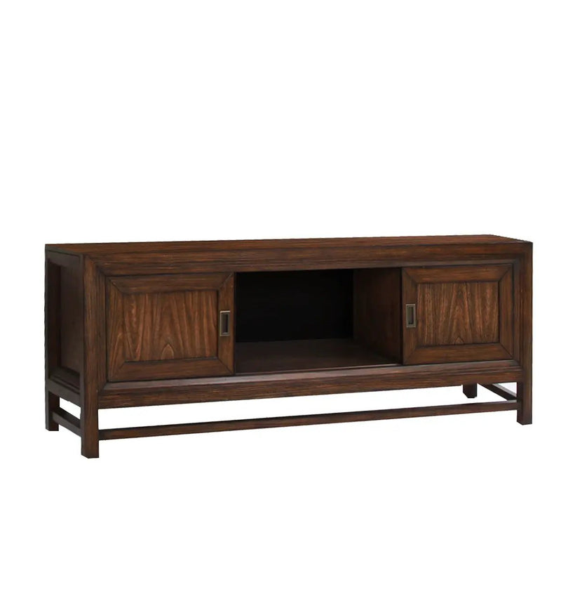 TV Stand Console, For TVs Up To 85", 2 Tone - Brown by Unique Piece Furniture