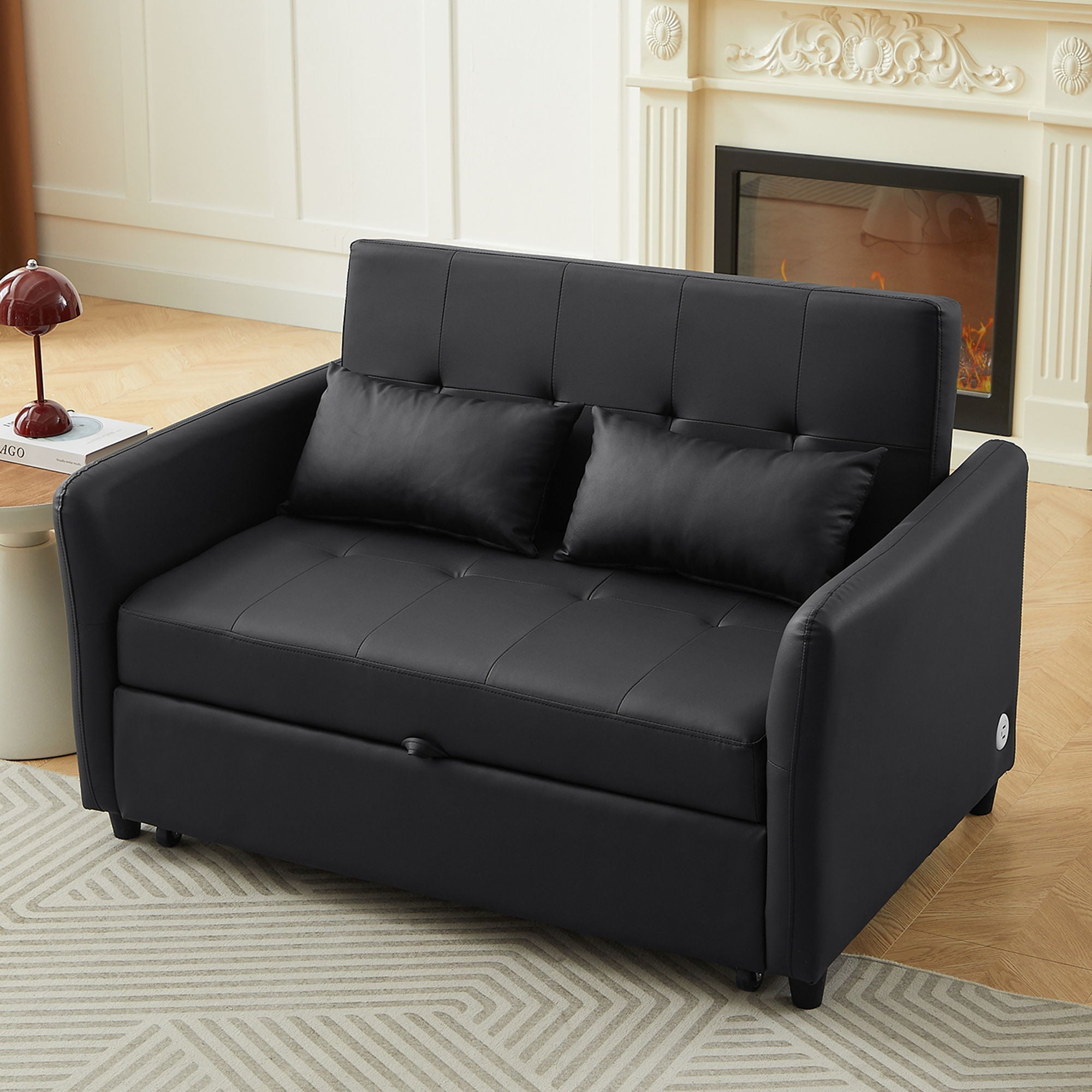 Convertible Sleeper Sofa Bed With 3 USB Ports by HouseOfZazla