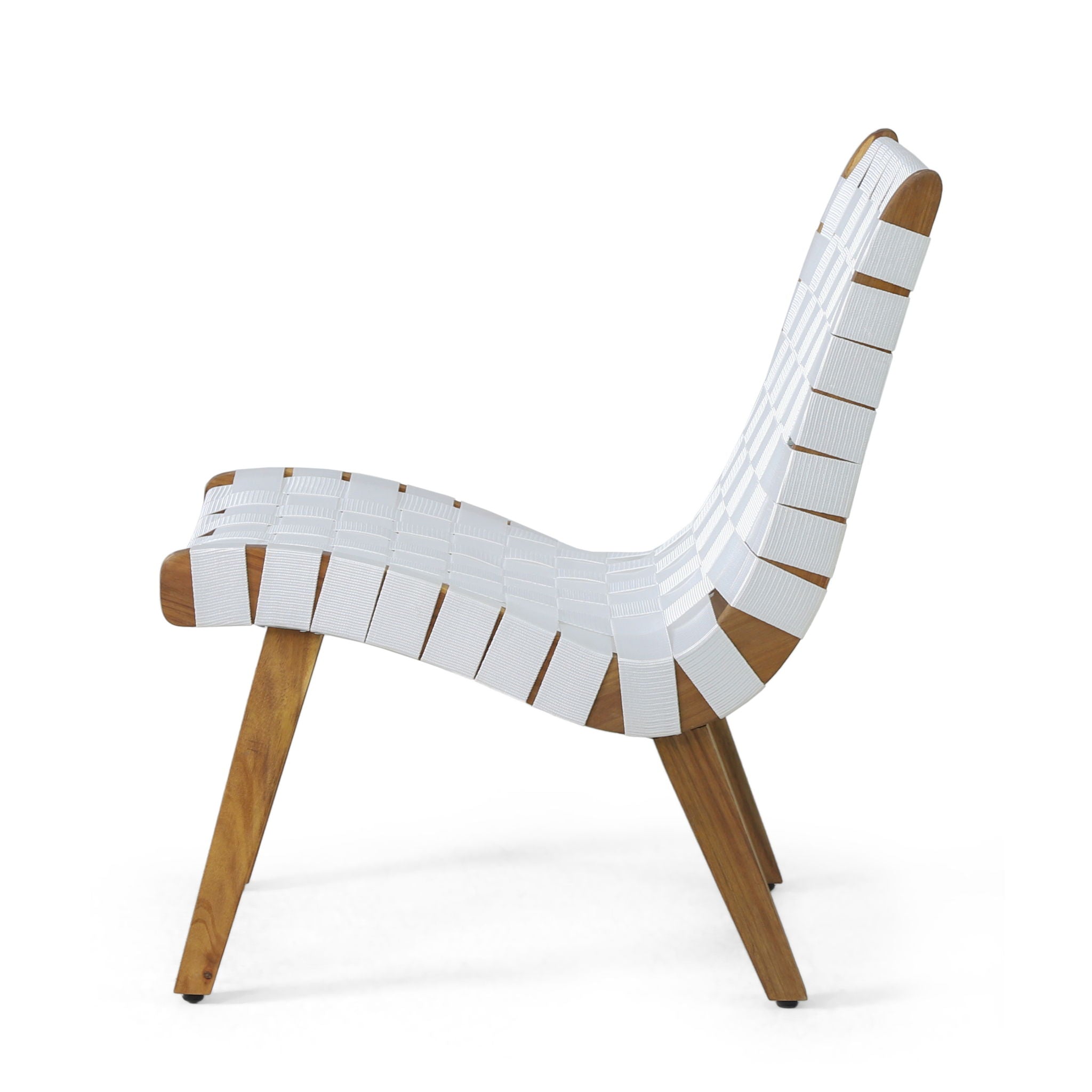 Charlotte Lounge Chair - White by HouseOfZazla