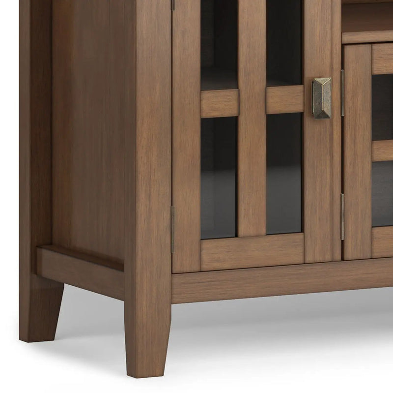 Artisan - TV Media Stand - Rustic Natural Aged Brown by Unique Piece Furniture