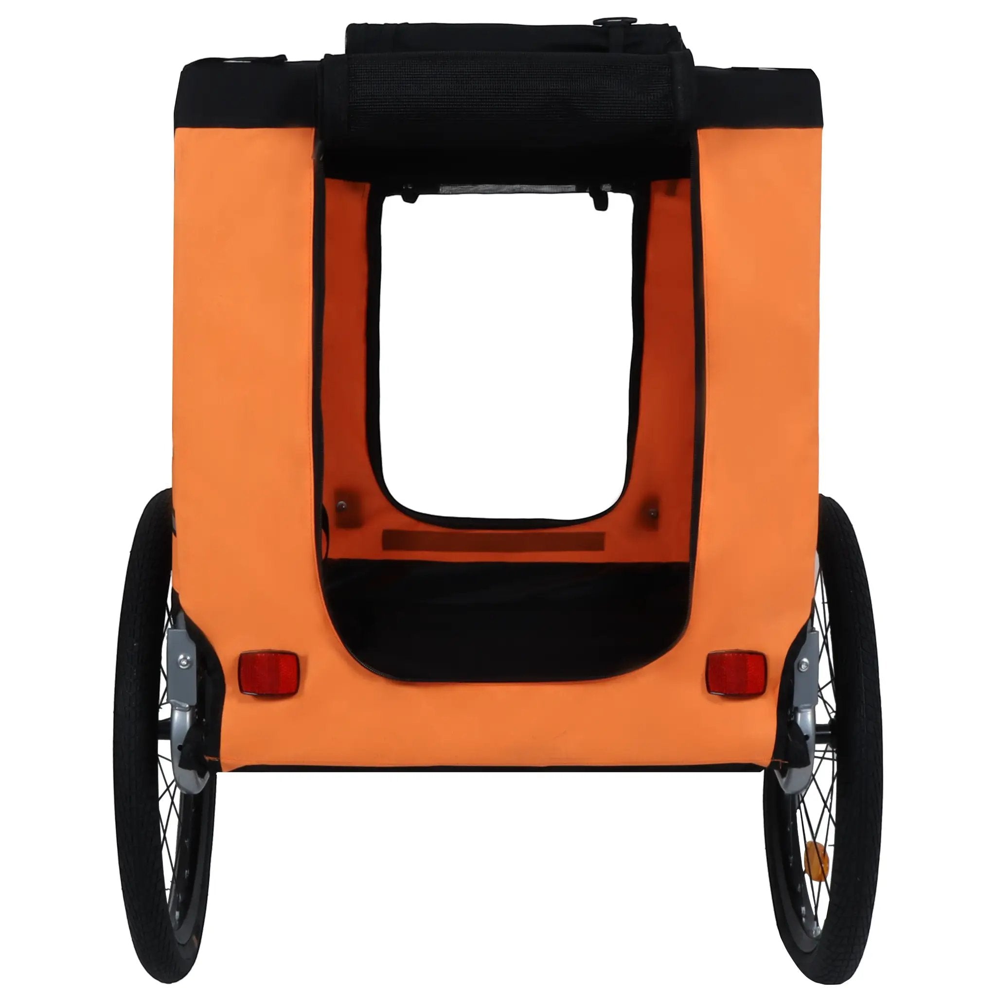 Large Folding Bike Trailer for Dogs – 66Lb Capacity All-Terrain Pet Carrier by HouseOfZazla