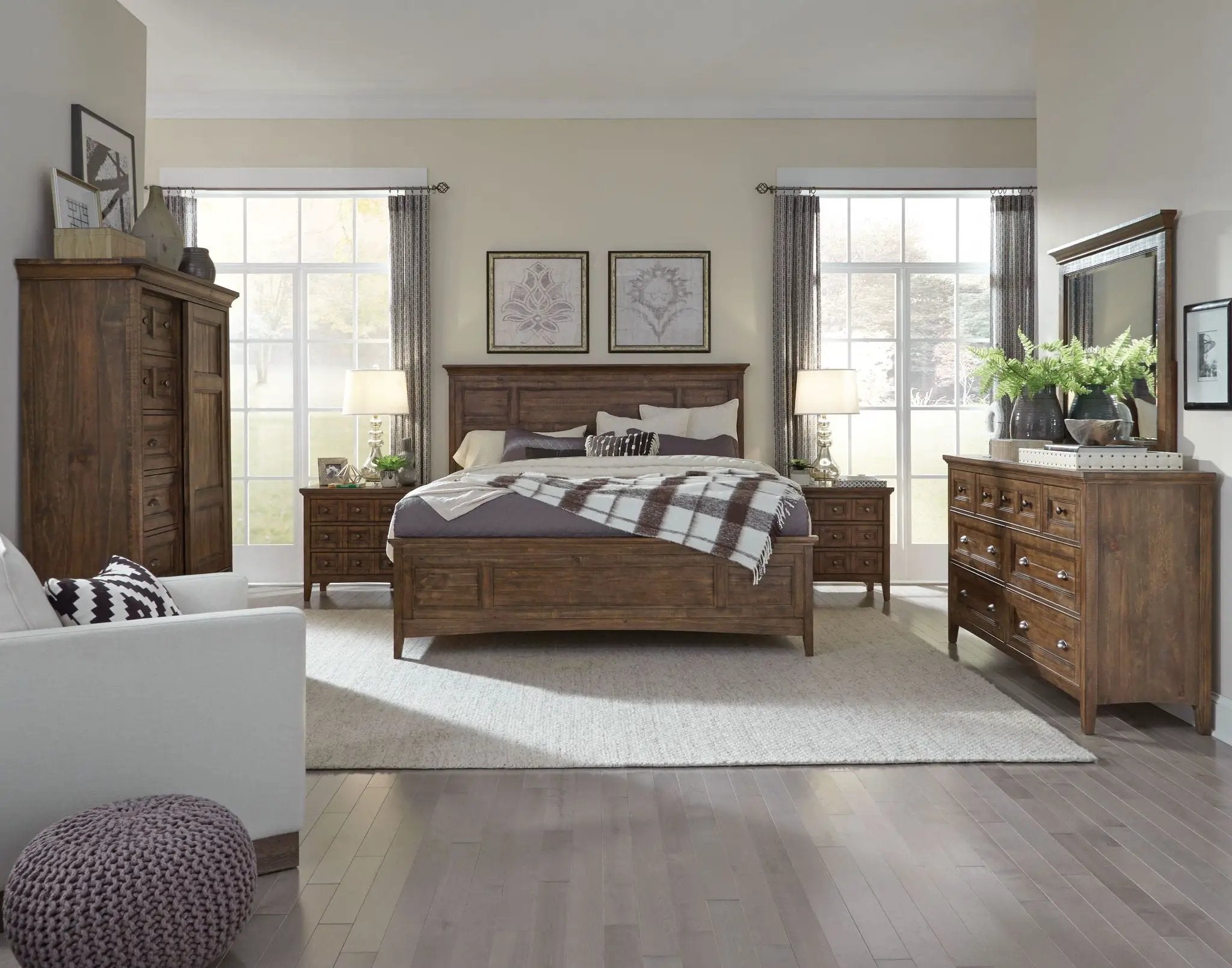 Bay Creek - Landscape Mirror - Toasted Nutmeg by Unique Piece Furniture