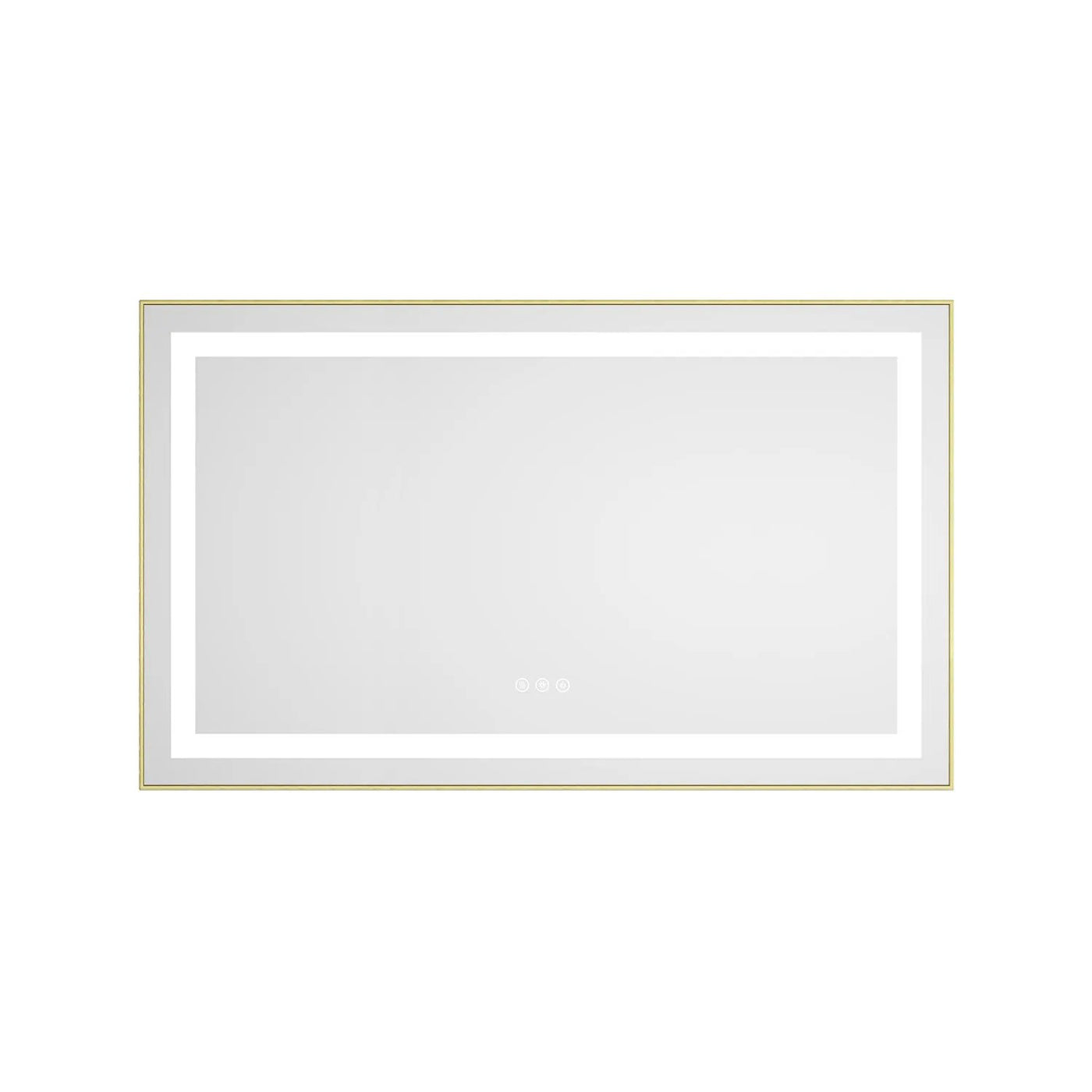 40 x 24 Inch LED Bathroom Mirror With Front And Backlight by HouseOfZazla