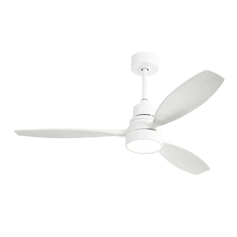 Ceiling Fan With Reversible DC Motor, LED Light, Solid Blades, Remote Control by Unique Piece Furniture