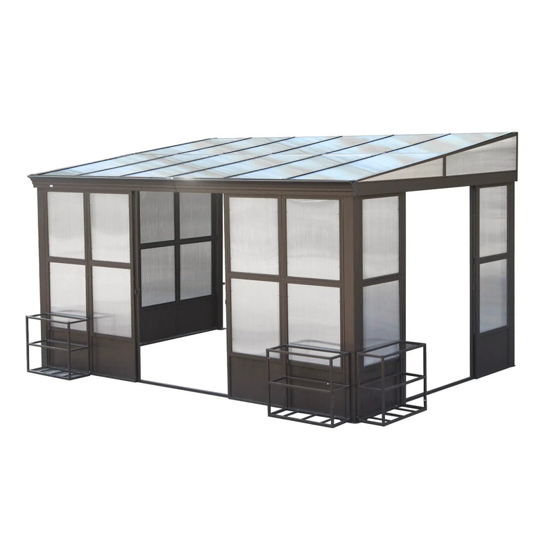 10x12FT All Season Aluminum Sunroom with Detachable Windows by HouseOfZazla