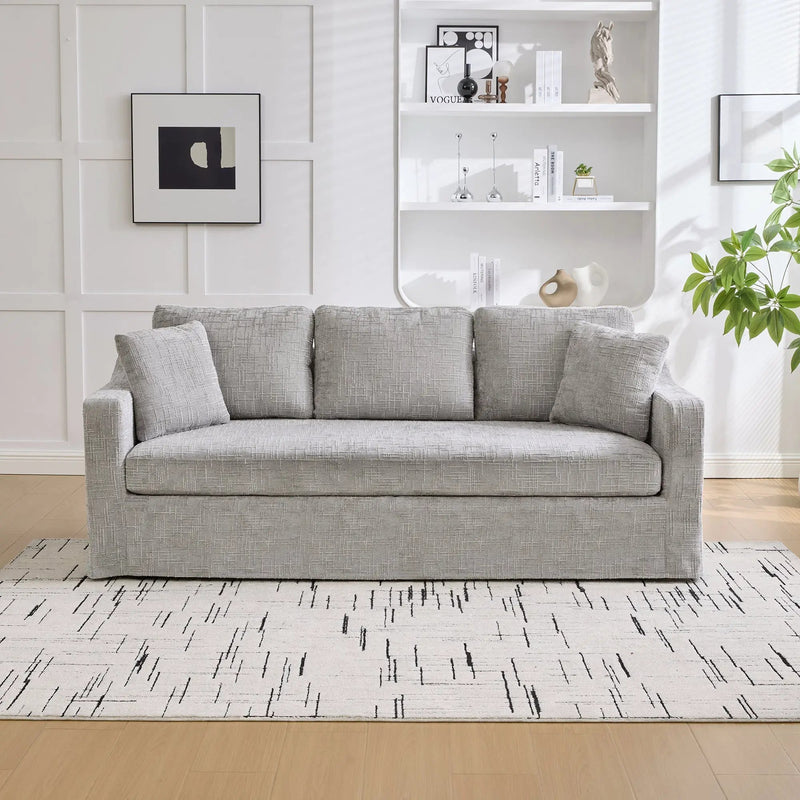 83.86" Wide Modern Casual Sofa by HouseOfZazla