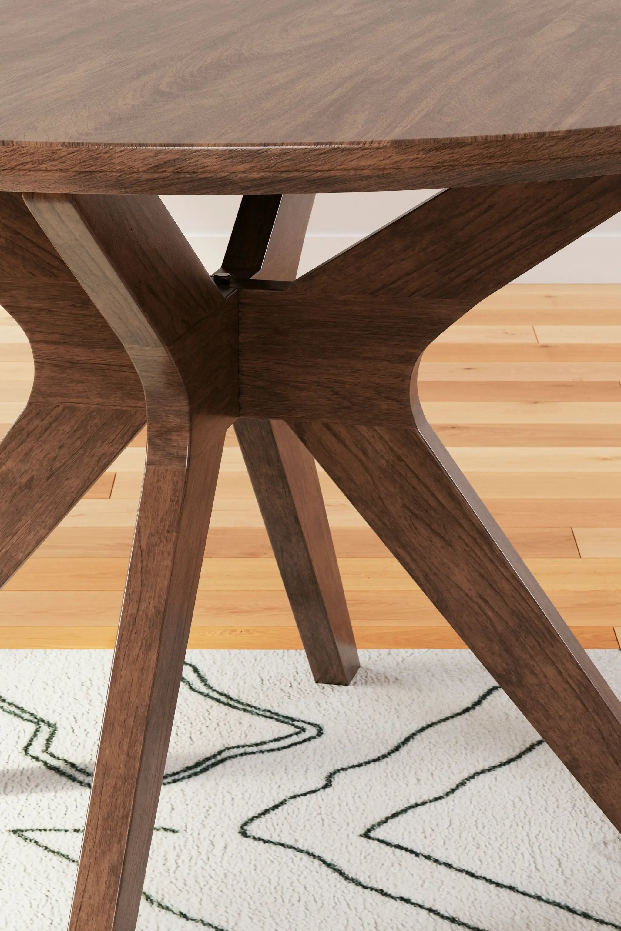 Lyncott - Round Dining Room Table - Brown by Unique Piece Furniture