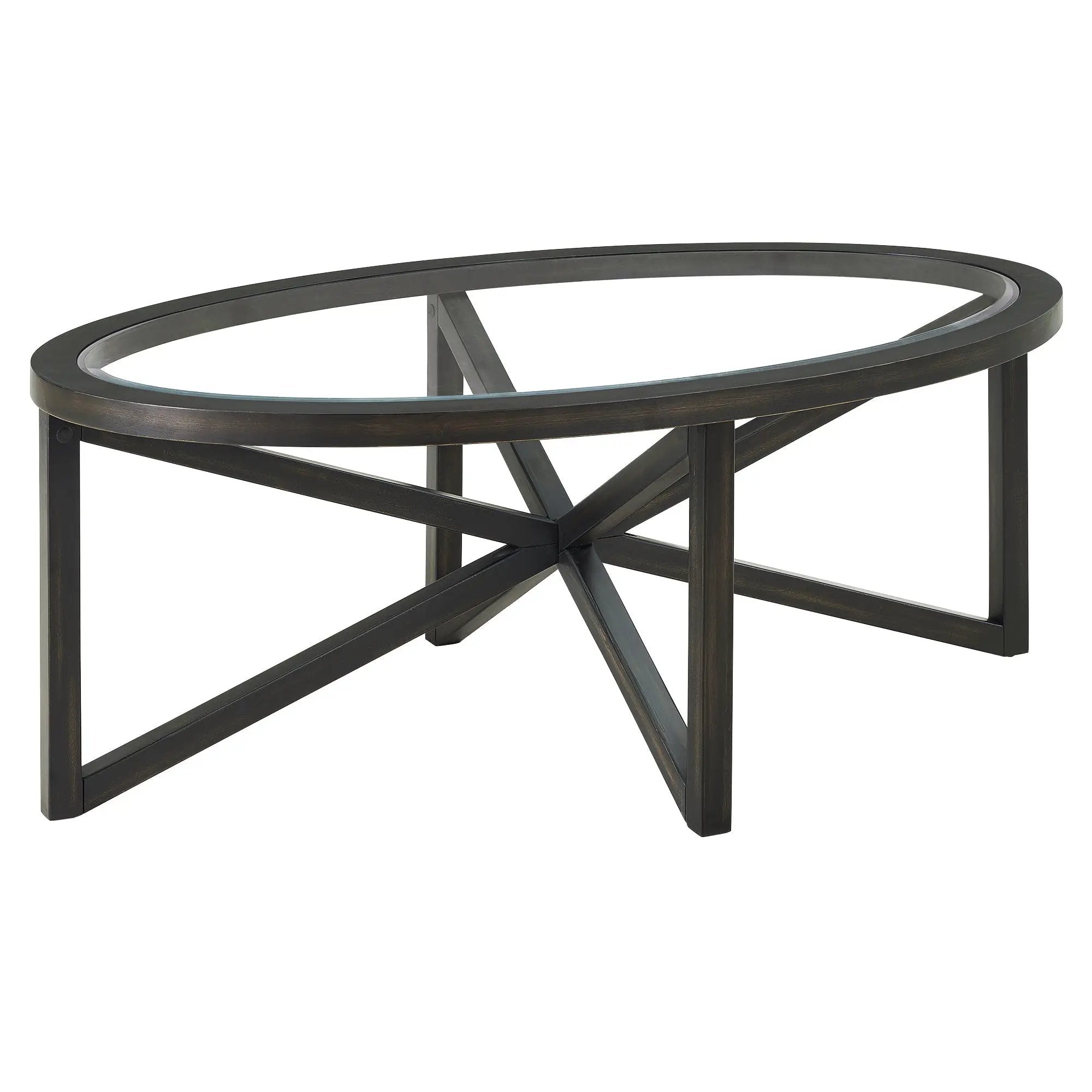 Modern Simple Glass Coffee Table by HouseOfZazla
