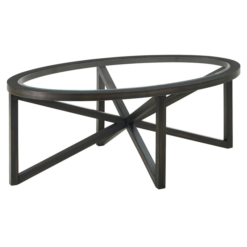 Modern Simple Glass Coffee Table by HouseOfZazla