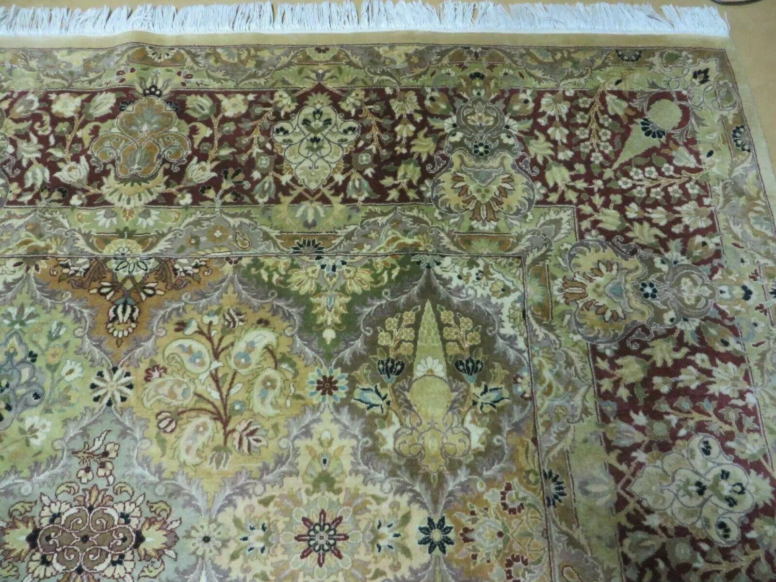 8' X 10' Safavieh Handmade Pakistan Oriental Floral Wool Rug Hand Knotted Organic by Jewel Rugs