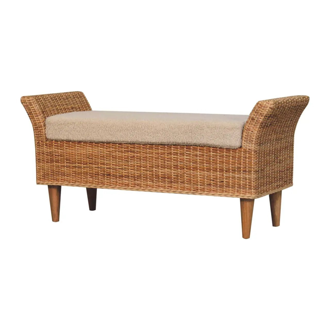 Riviera - Woven Bench - Oak by HouseOfZazla