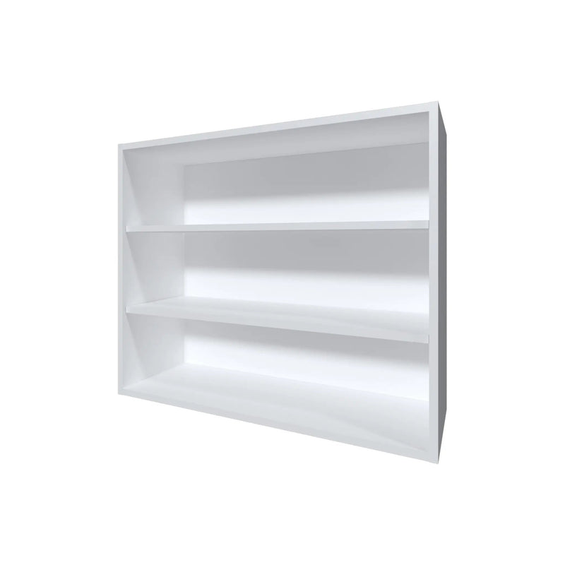 Chinle Wall Cabinet in Melamine with Open Storage by HouseOfZazla