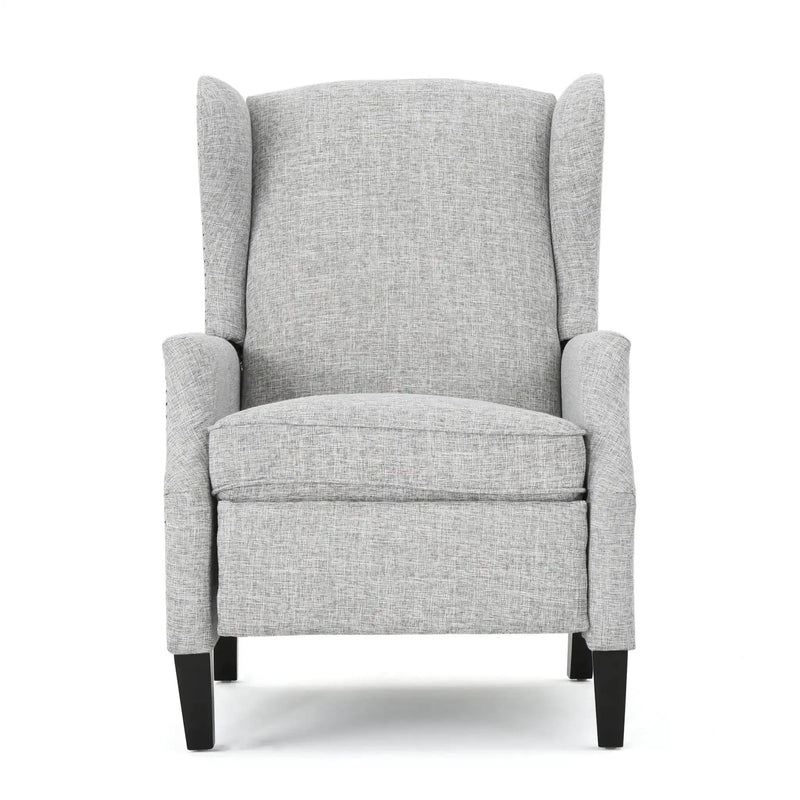 Westeros Wing Back Fabric Upholstered Recliner by HouseOfZazla