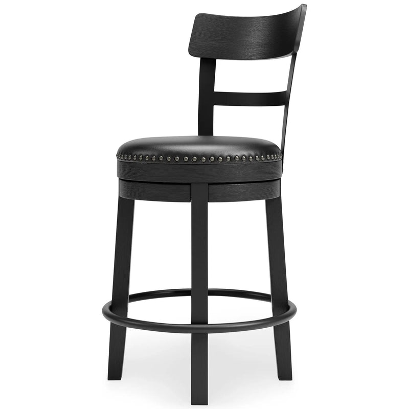 Valebeck - Full Back Swivel Stool by Unique Piece Furniture