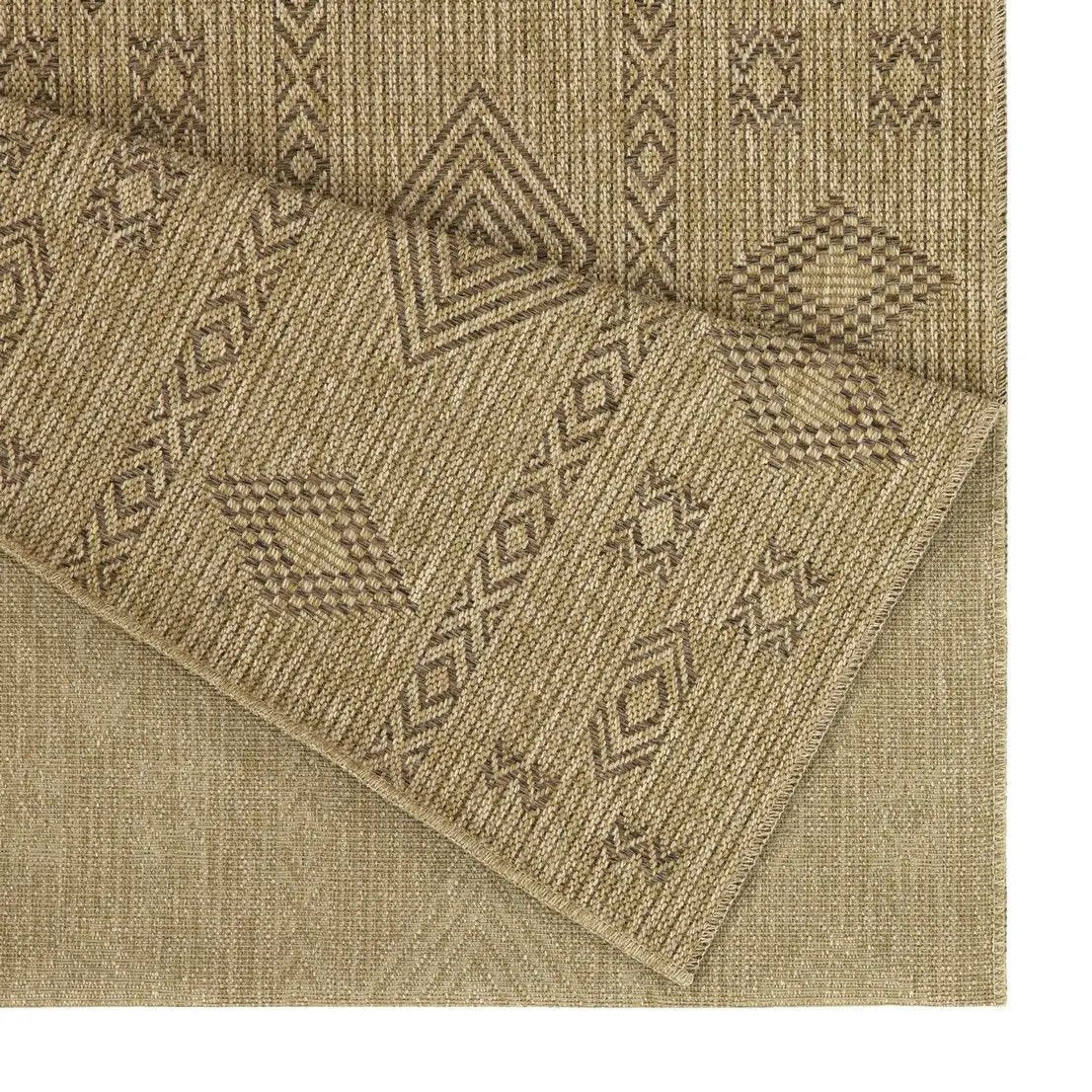 Earth - 2'7" X 7'3" Indoor, Outdoor Area Rug - Jute, Mocha by HouseOfZazla