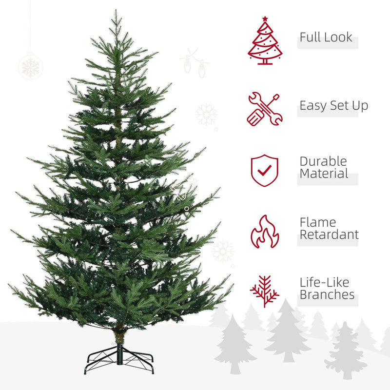 HOMCOM 7.5 Foot Artificial Christmas Tree by HouseOfZazla