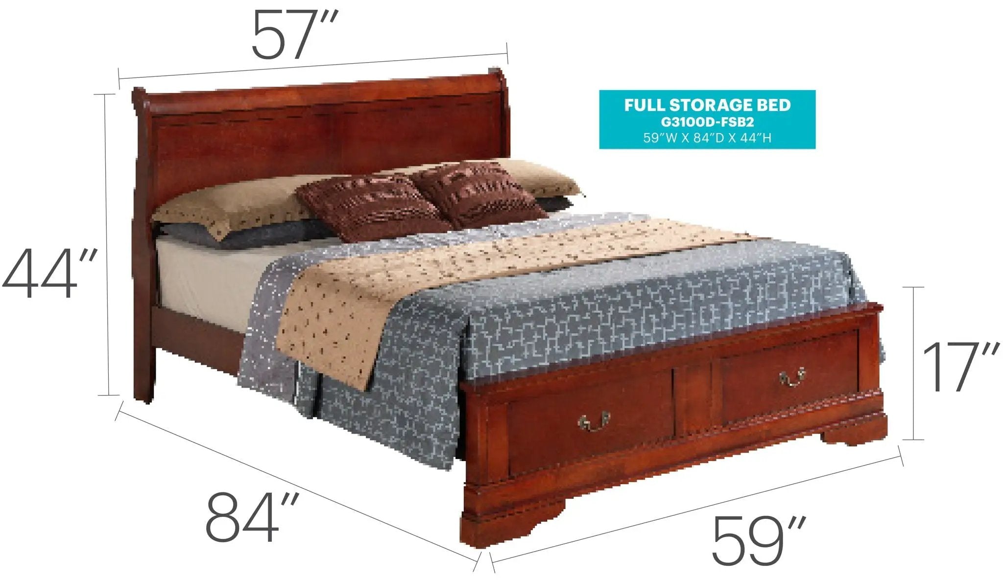 Upholstered Panel Sleigh Bed Design by HouseOfZazla