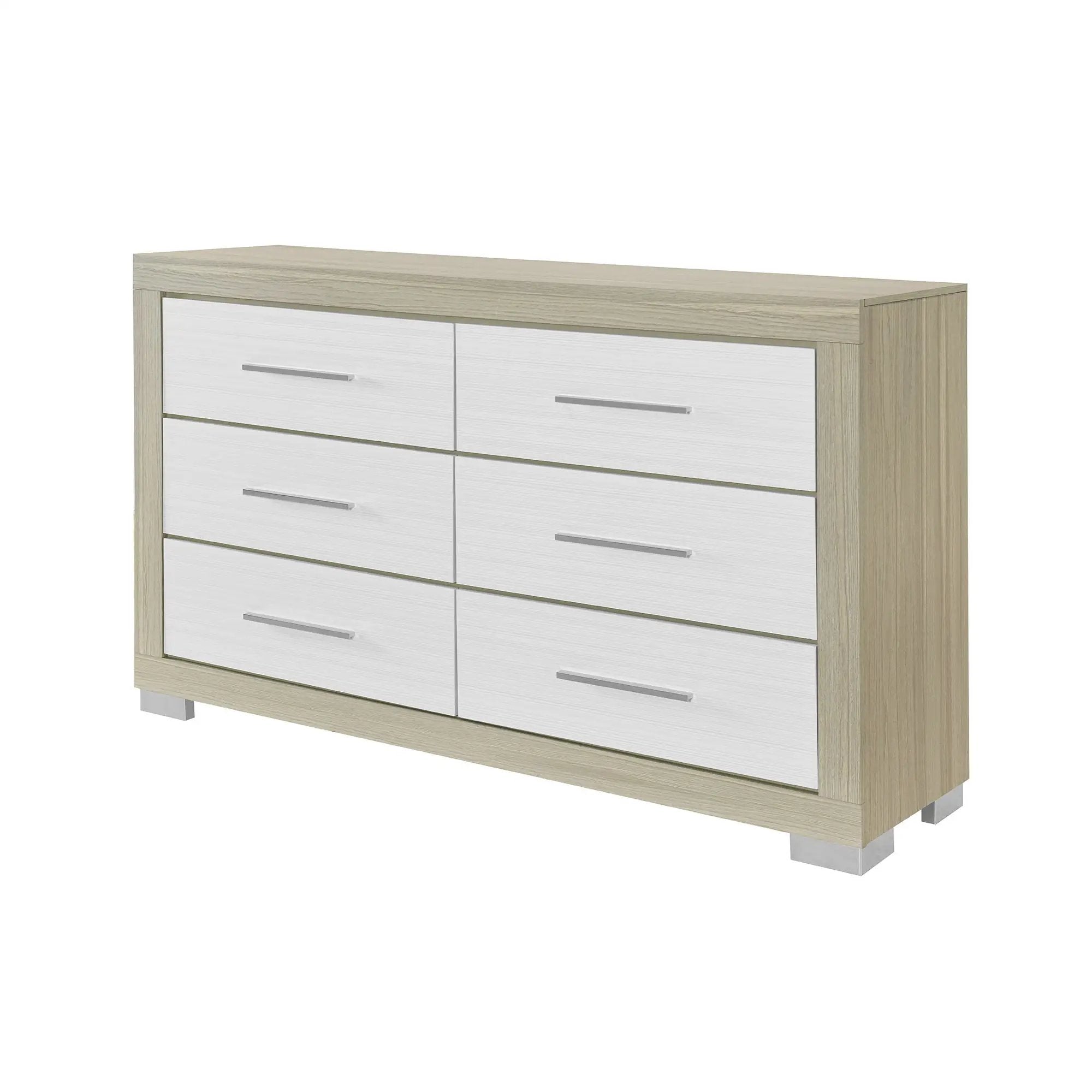 Elsa - 2 Toned And Dresser With Bar Handle And Construction by Unique Piece Furniture