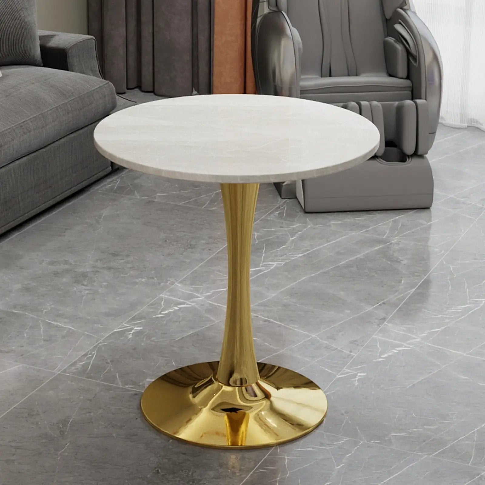 27.6-Inch Round Dining Table by HouseOfZazla