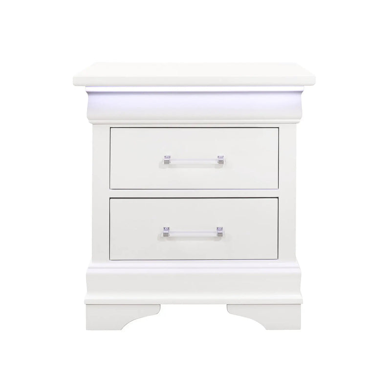 Charlston - Nightstand With LED by HouseOfZazla