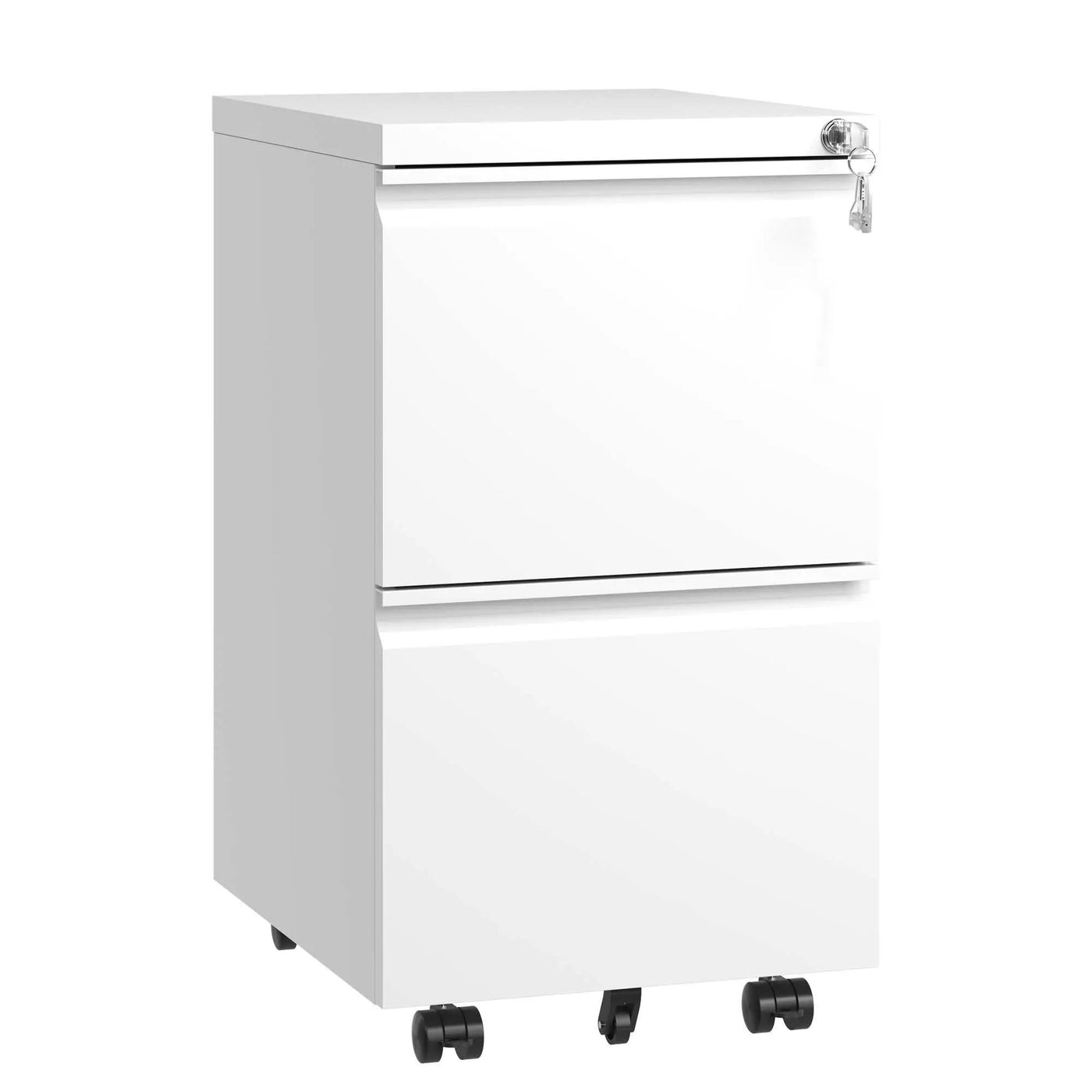 Metal Drawer Mobile File Cabinet With Lock For Home Office Organizer by HouseOfZazla