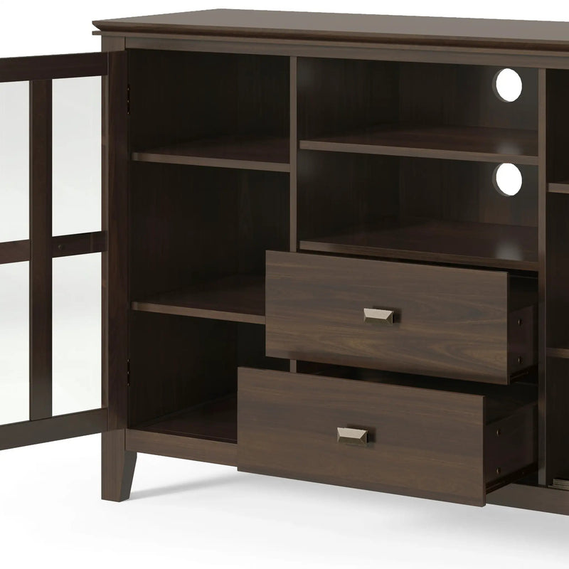 Artisan - Handcrafted Tall TV Media Stand by Unique Piece Furniture