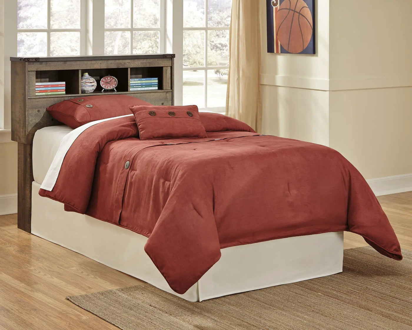 Trinell - Youth Bookcase Headboard by Unique Piece Furniture