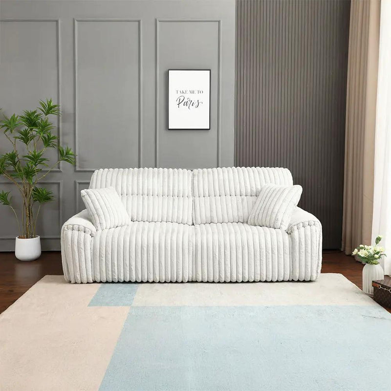 Jaya - Power Motion Sofa With Sleeper & USB Port - Mondo Gray Corduroy by Unique Piece Furniture