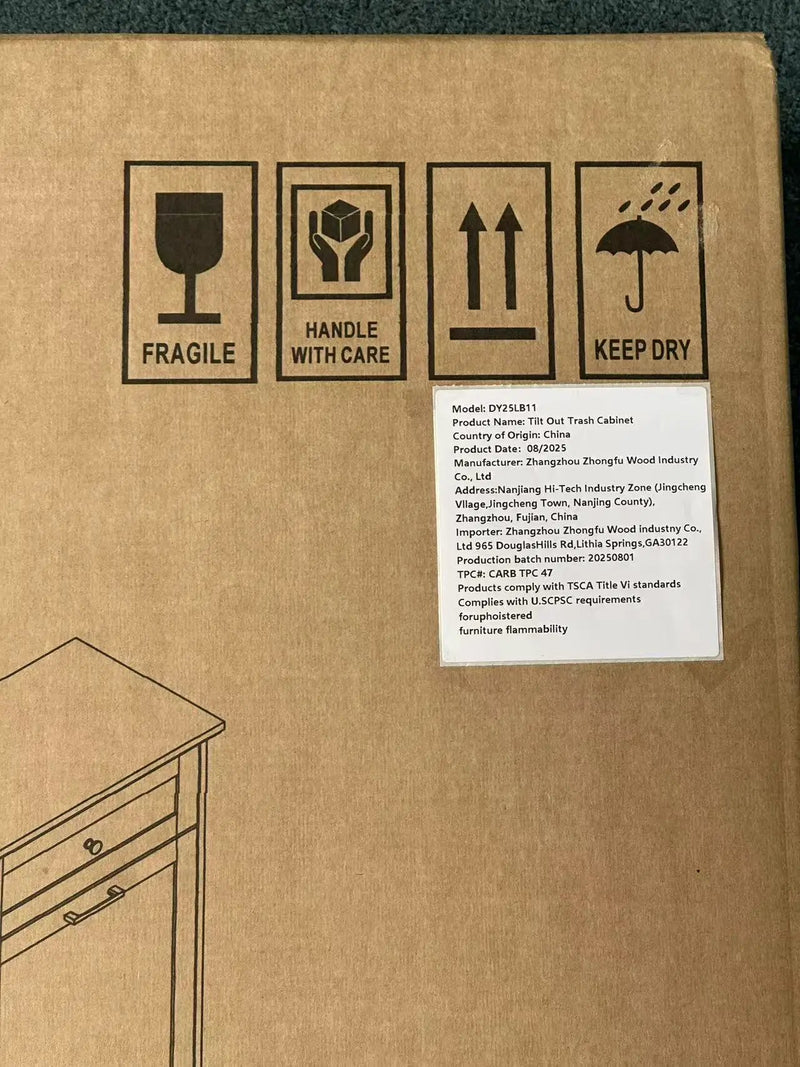 10 Gallon Tilt Out Trash Cabinet by HouseOfZazla