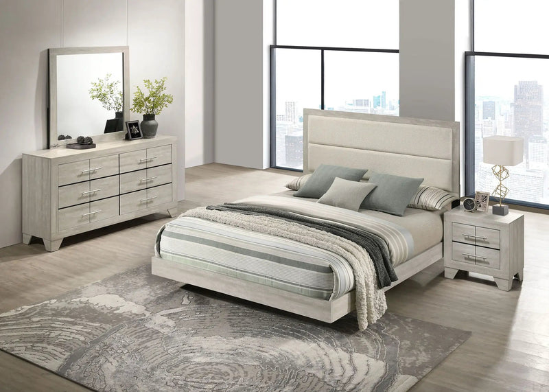 Trenton 4-piece Full Bedroom Set Rustic Cream by Unique Piece Furniture