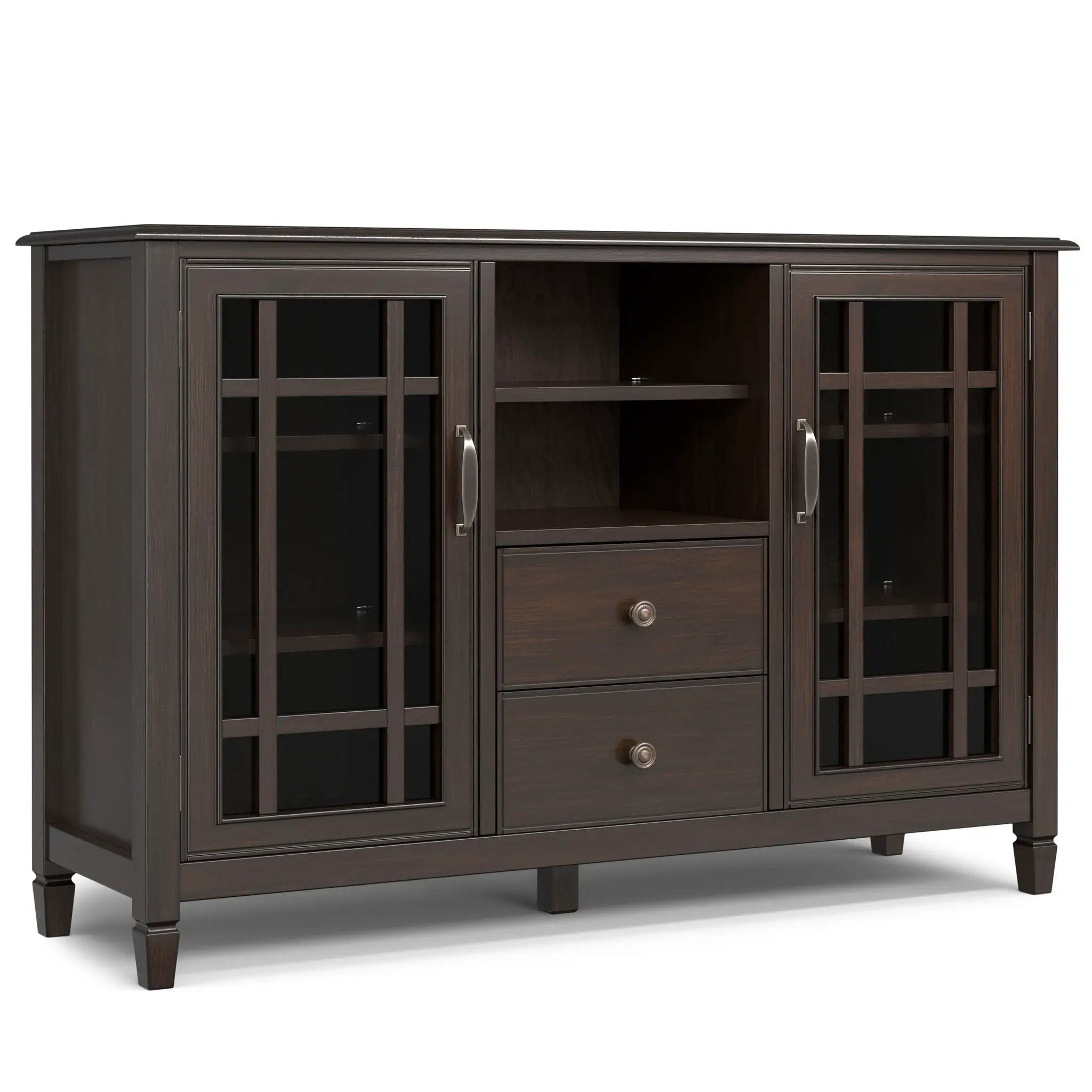 Connaught - Tall TV Stand - Brown by HouseOfZazla