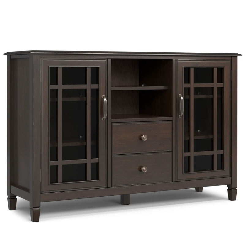 Connaught - Tall TV Stand - Brown by HouseOfZazla