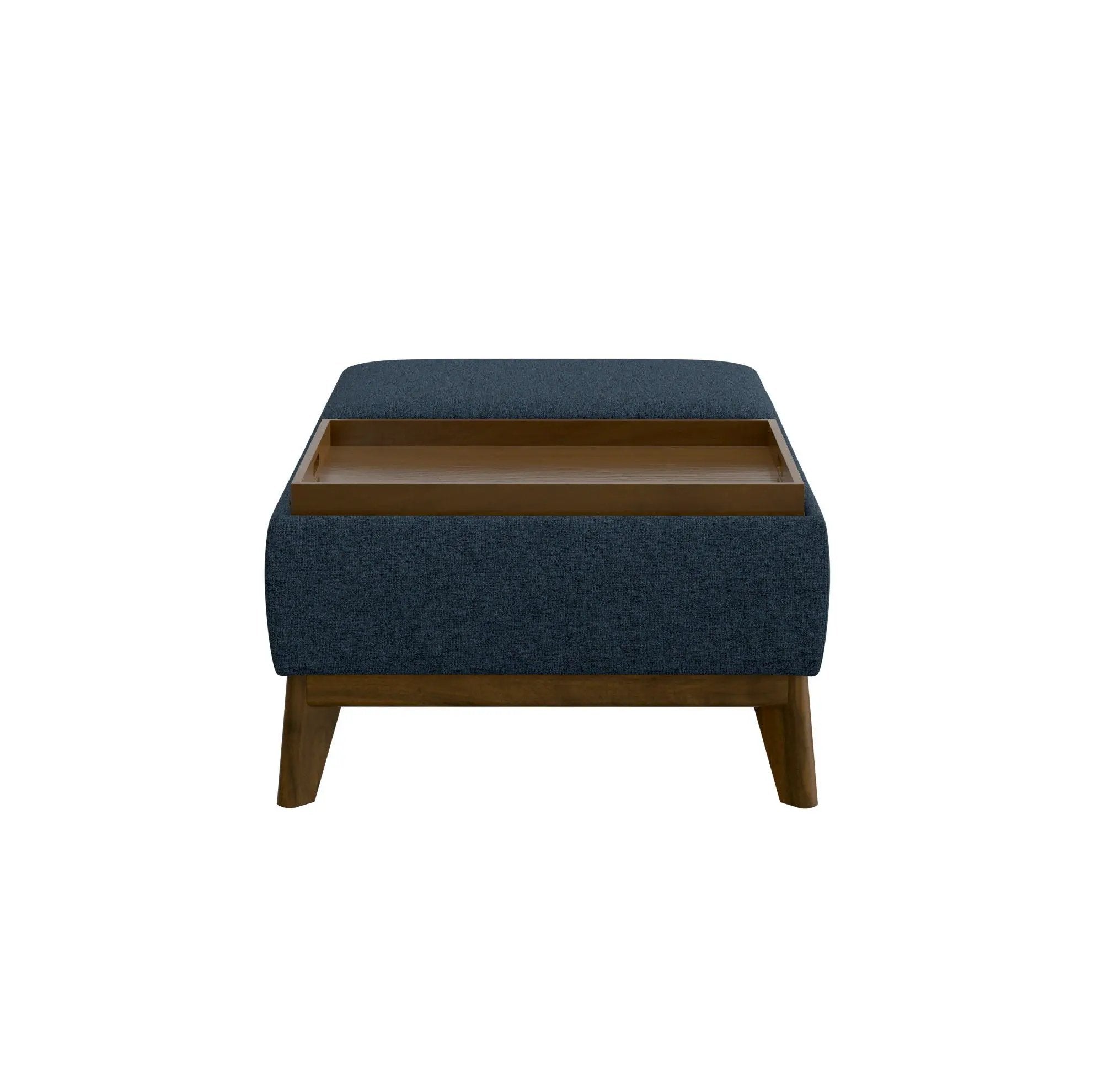 Reversible Tray Ottoman - Blue by Unique Piece Furniture