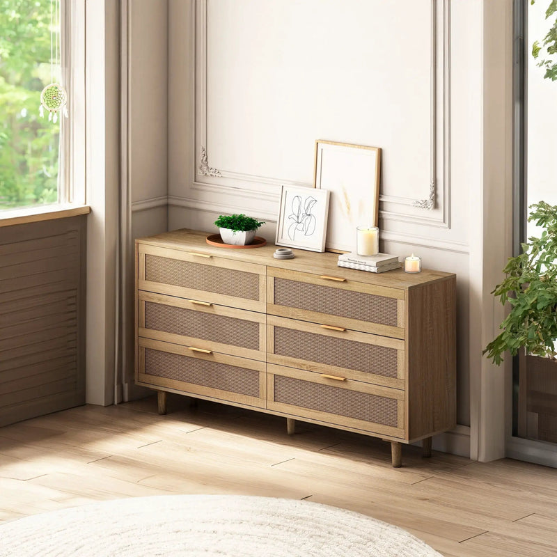 Modern 6 Drawer Storage Cabinet For Bedroom by Unique Piece Furniture
