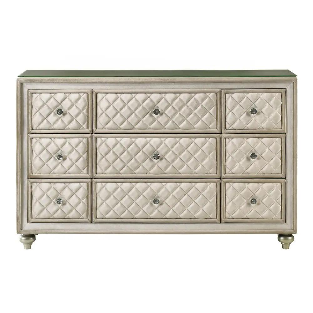 Lucienne - Dresser - Beige Velvet by Unique Piece Furniture