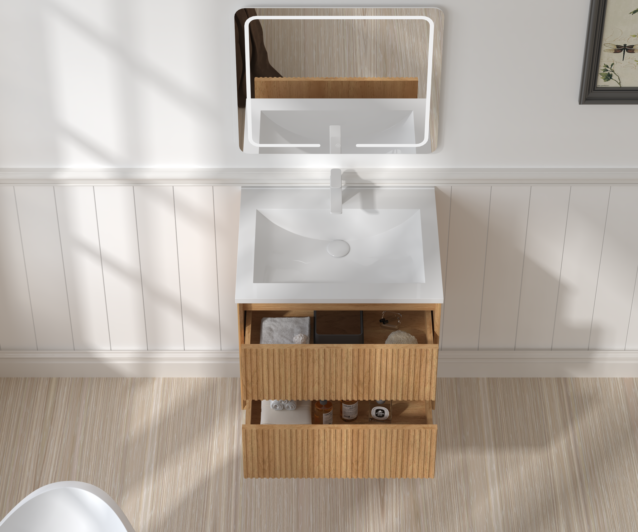 24" Floating Bathroom Vanity Set by HouseOfZazla