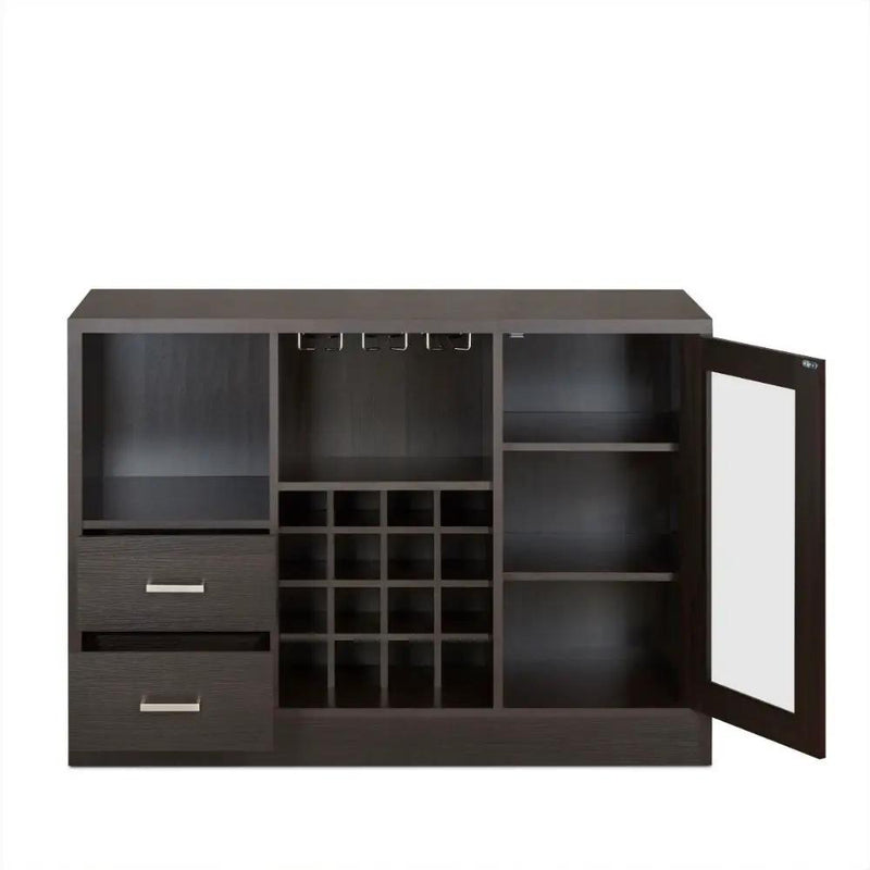 Hazen - 33" Wine Cabinet - Espresso by Unique Piece Furniture