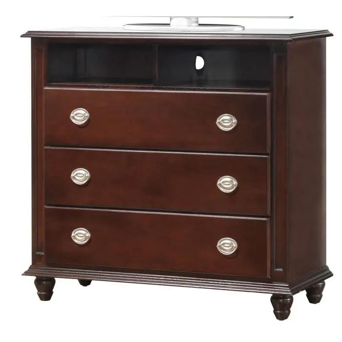Media Storage Chest - Cappuccino by Unique Piece Furniture