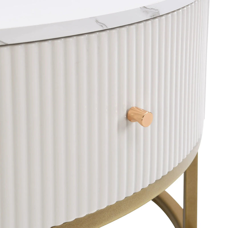 Modern Round Table With Drawers by HouseOfZazla