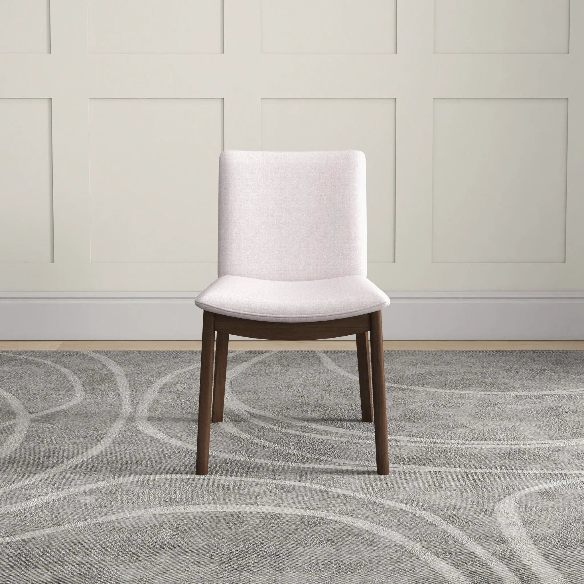 Laura - Mid-Century Modern Solid Wood Dining Chair (Set of 2) by HouseOfZazla
