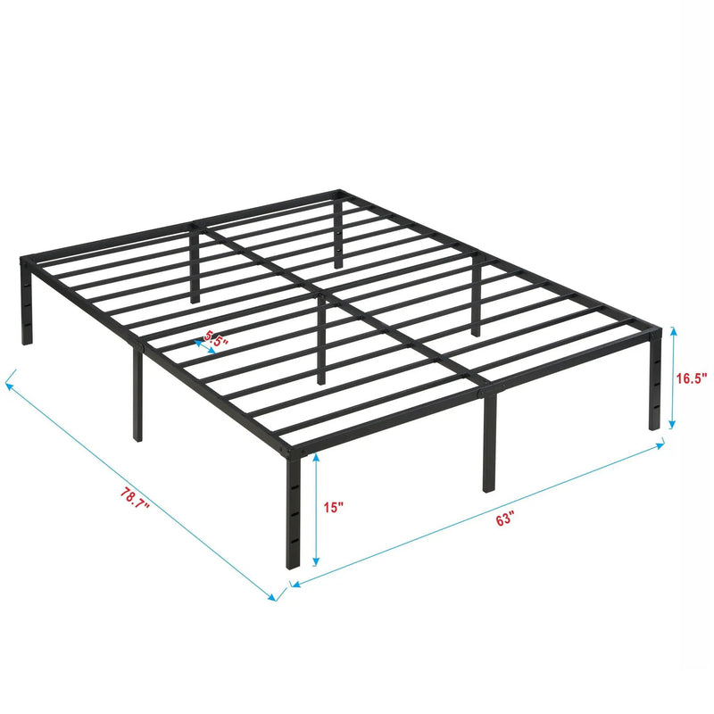 Queen Size With Quiet Support - Black by Unique Piece Furniture