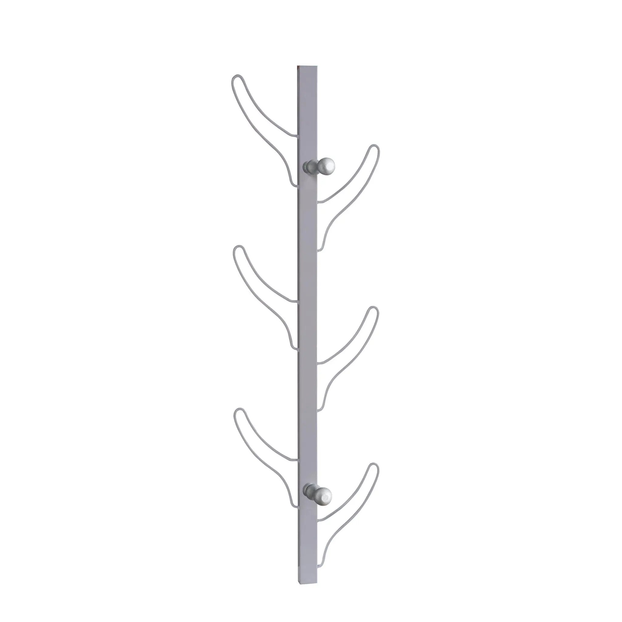 Vertical Eight Hook Coat Rack Wall Mount by Unique Piece Furniture