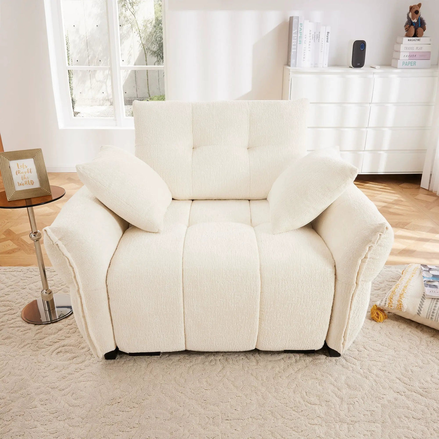 Modern Ergonomic Single Seater Sofa With High Resilience Cushions by Unique Piece Furniture
