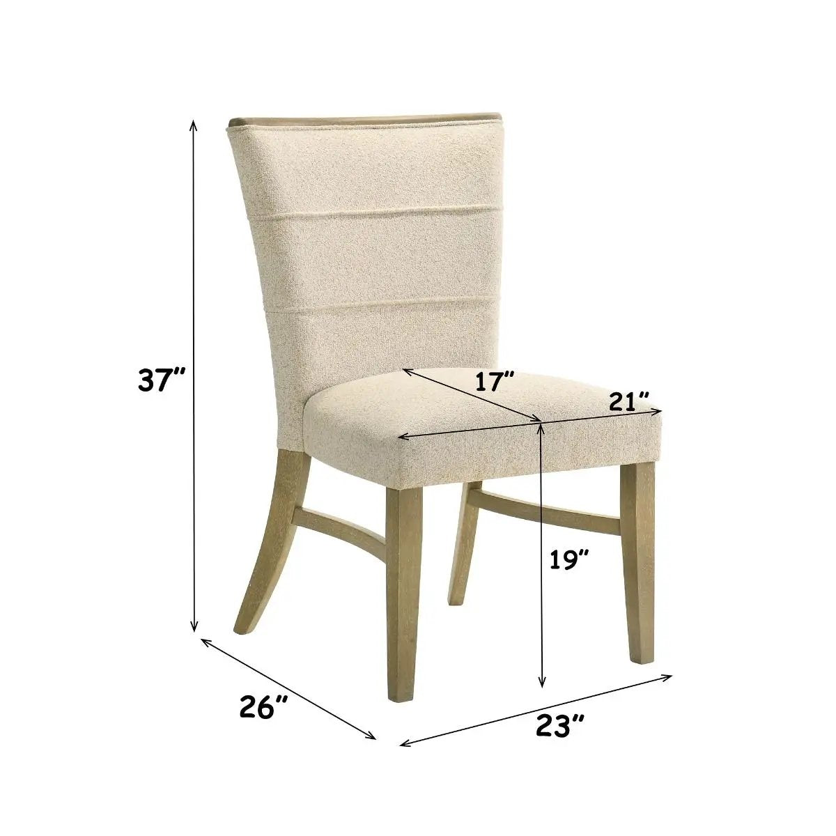 Olinda - Side Chair (Set of 2) - Linen by Unique Piece Furniture