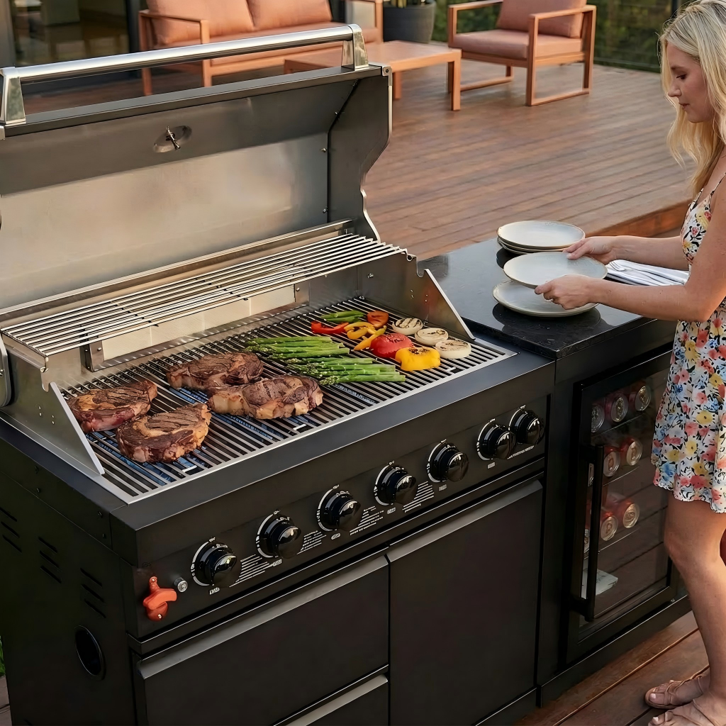 6-Burner Propane Gas Grill by HouseOfZazla