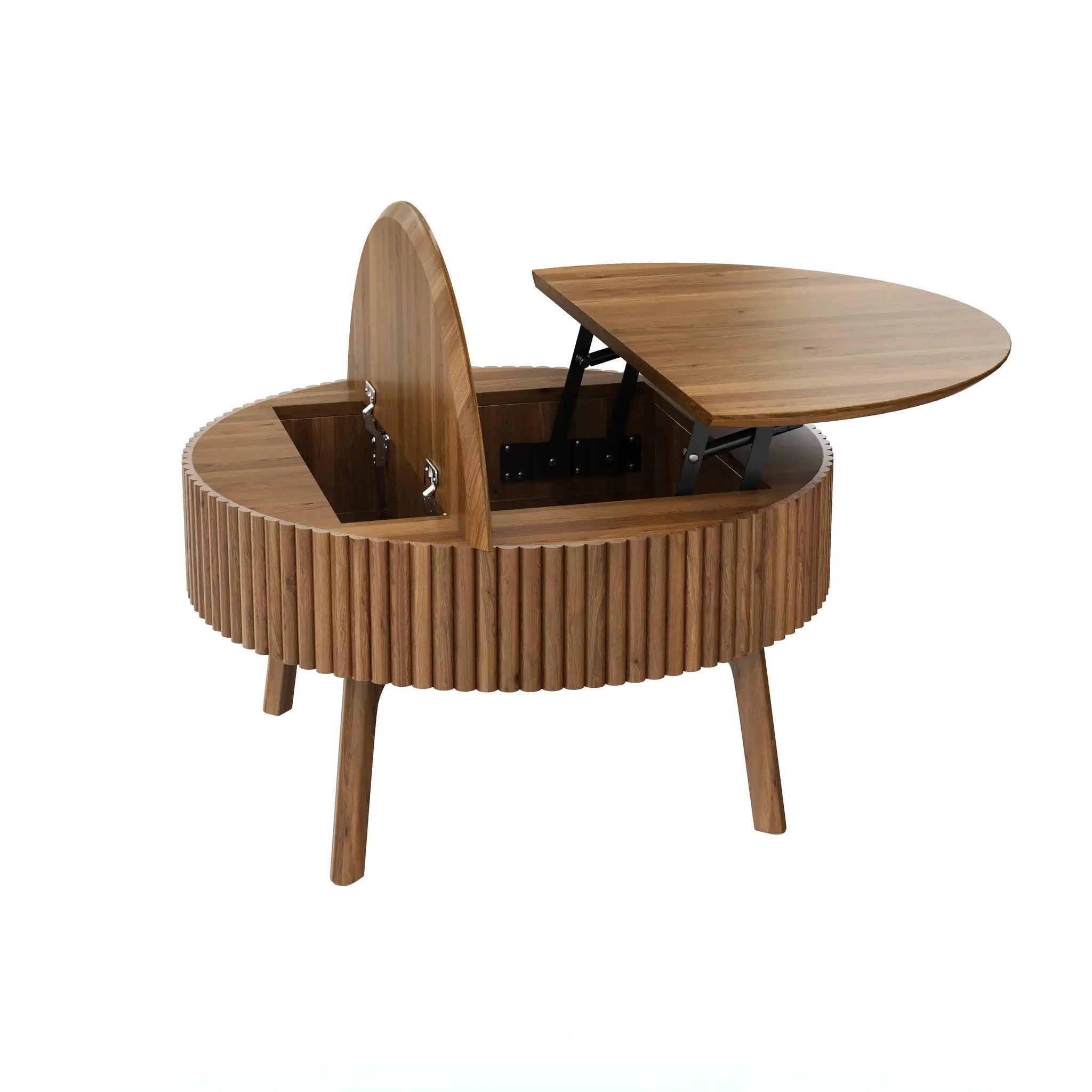 Modern Round Lift-Top Coffee Table by HouseOfZazla